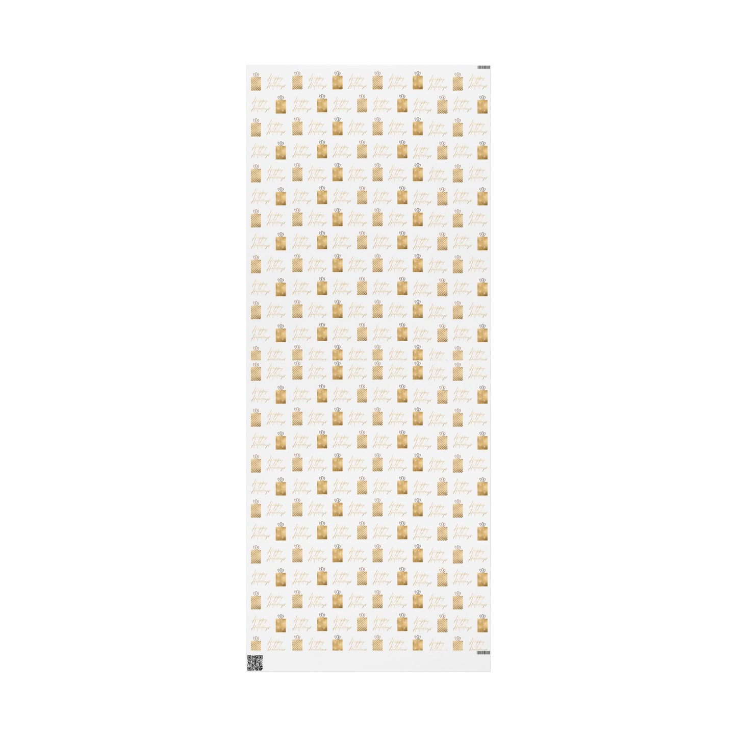 Gold and White Wrapping Paper