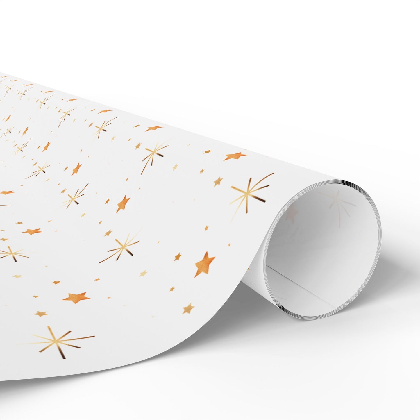 White Sparkle Wrapping Paper