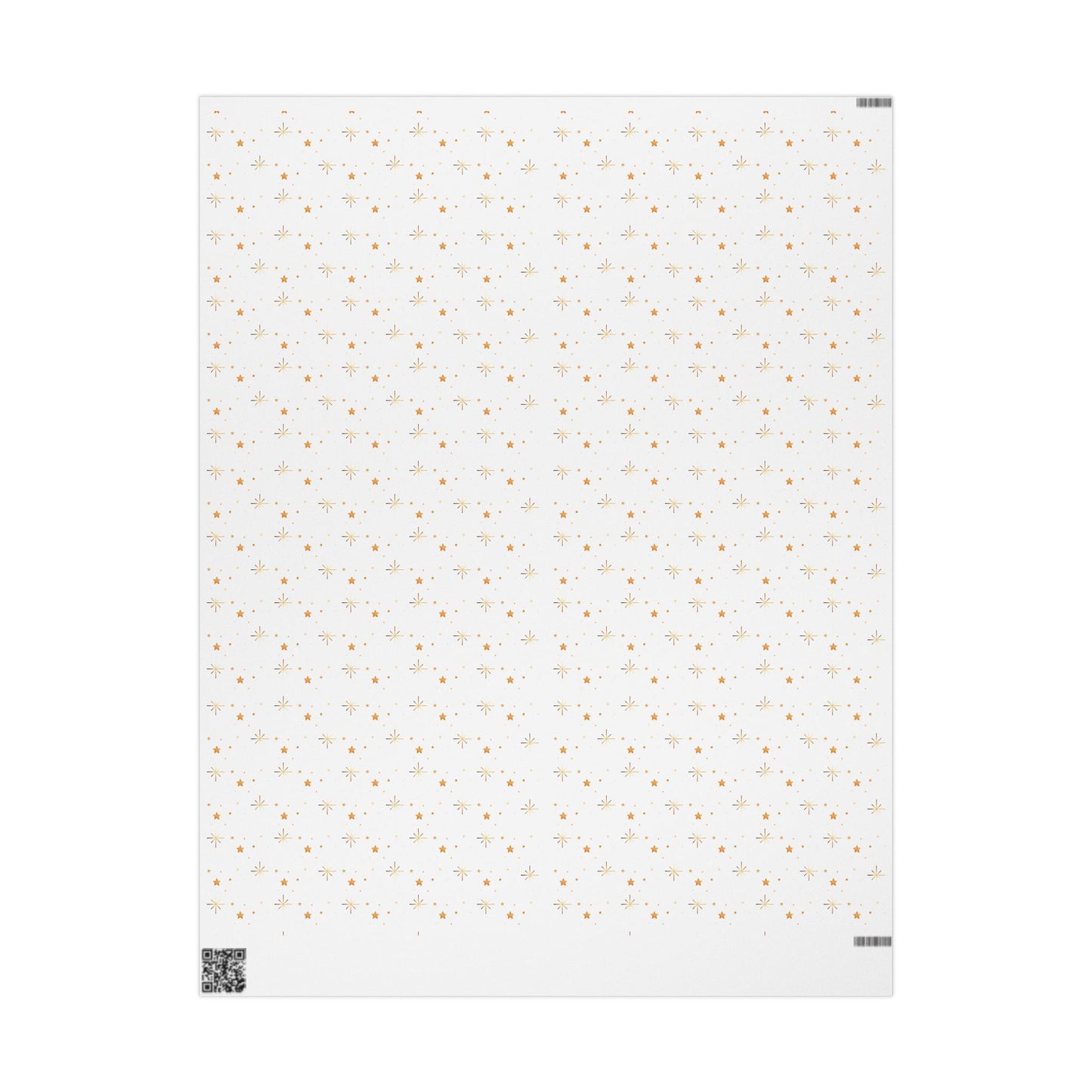 White Sparkle Wrapping Paper
