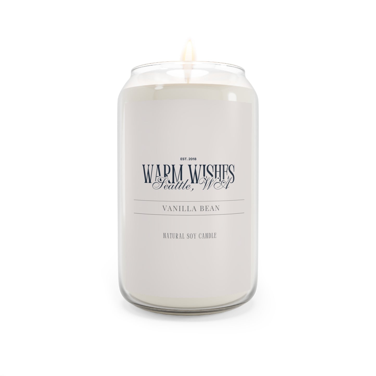 Vanilla Bean Scented Candle, 13.75oz