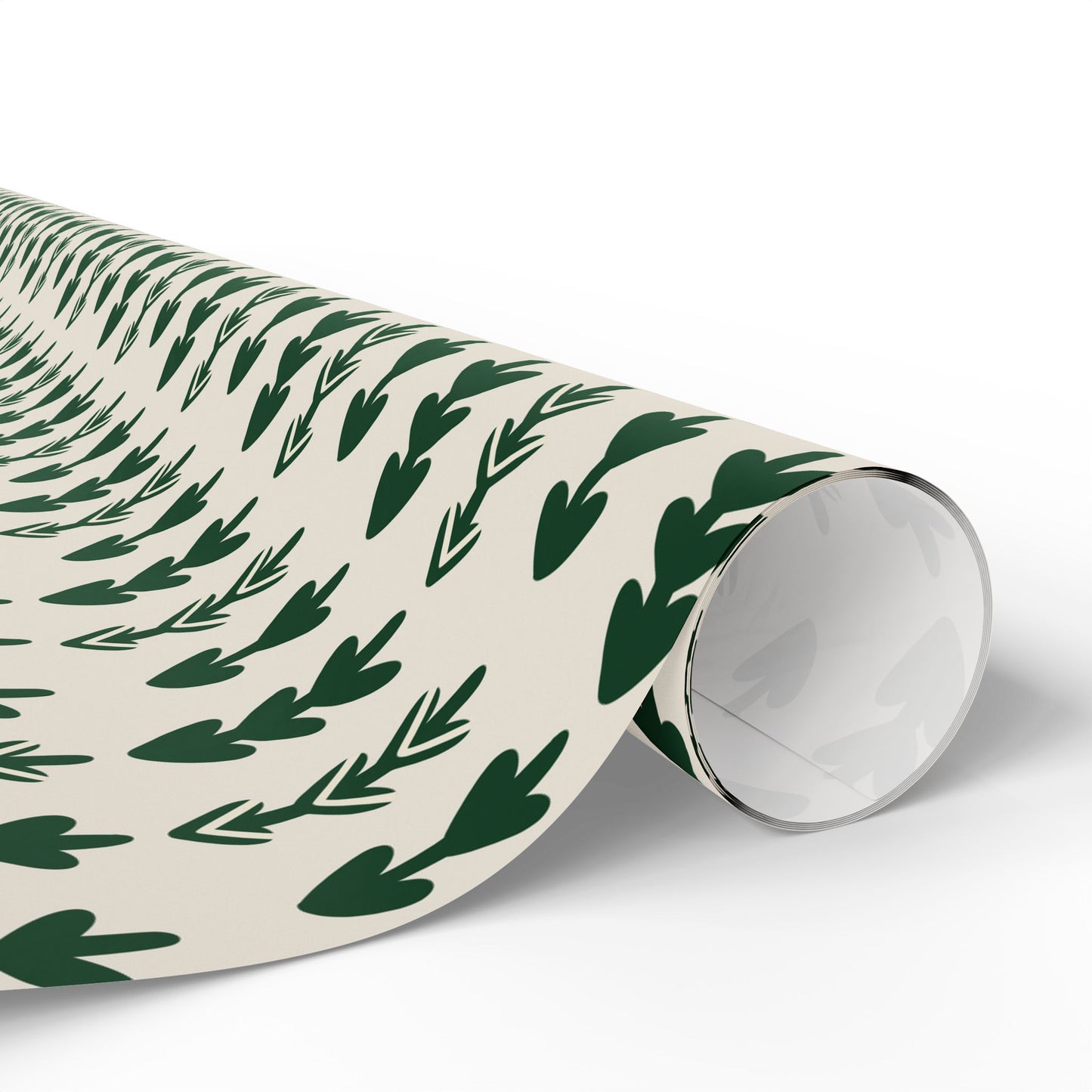 Green Pine Tree Wrapping Paper