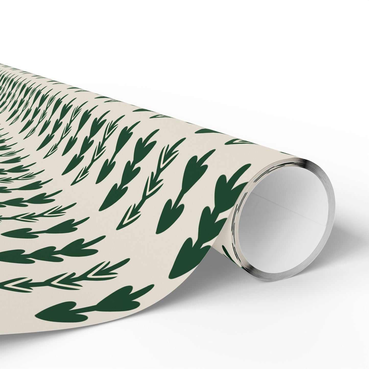 Green Pine Tree Wrapping Paper