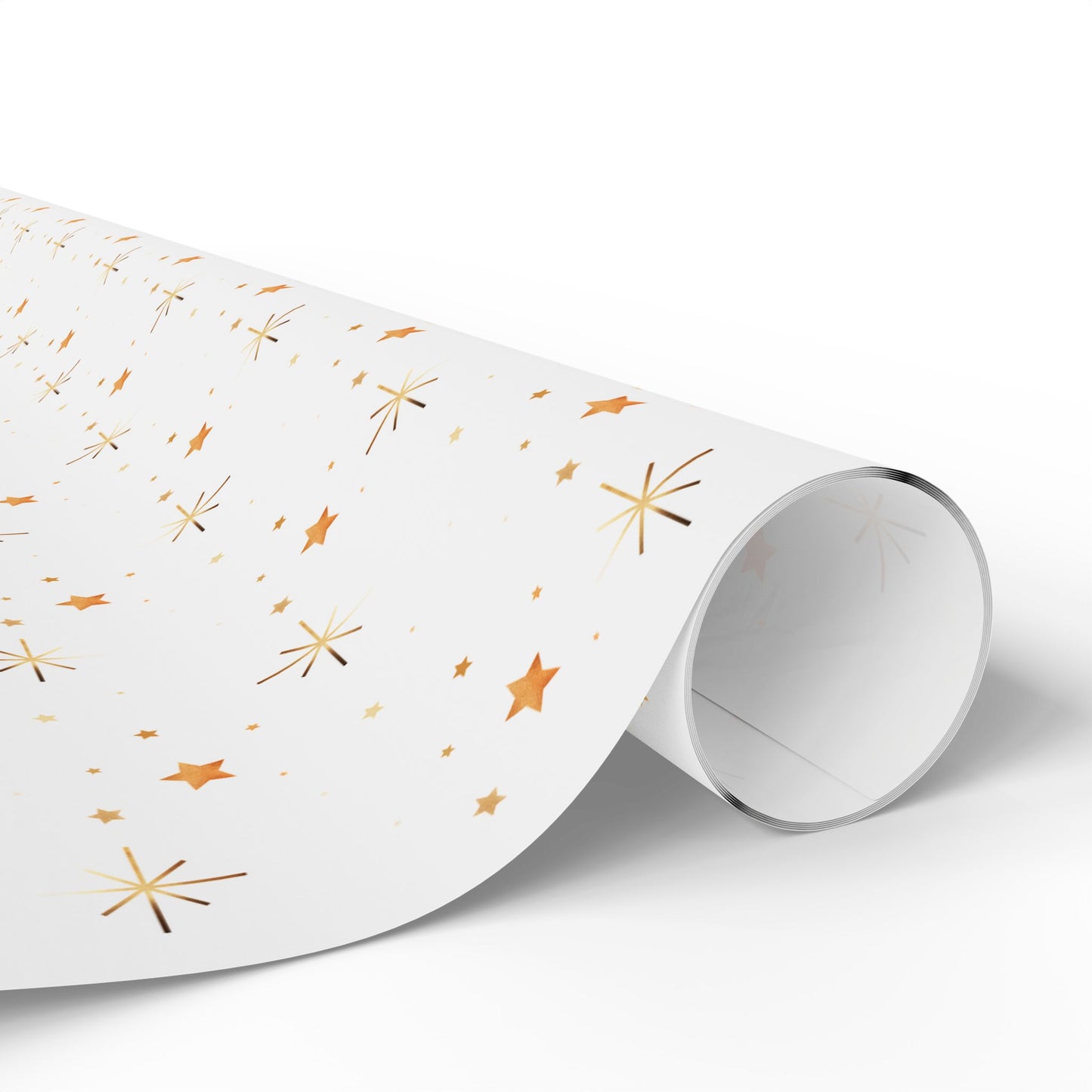 White Sparkle Wrapping Paper