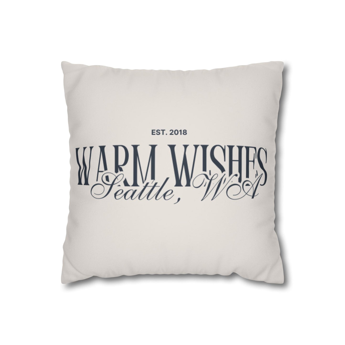 Faux Suede Pillowcase