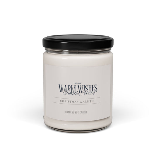 Christmas Warmth Scented Soy Candle, 9oz