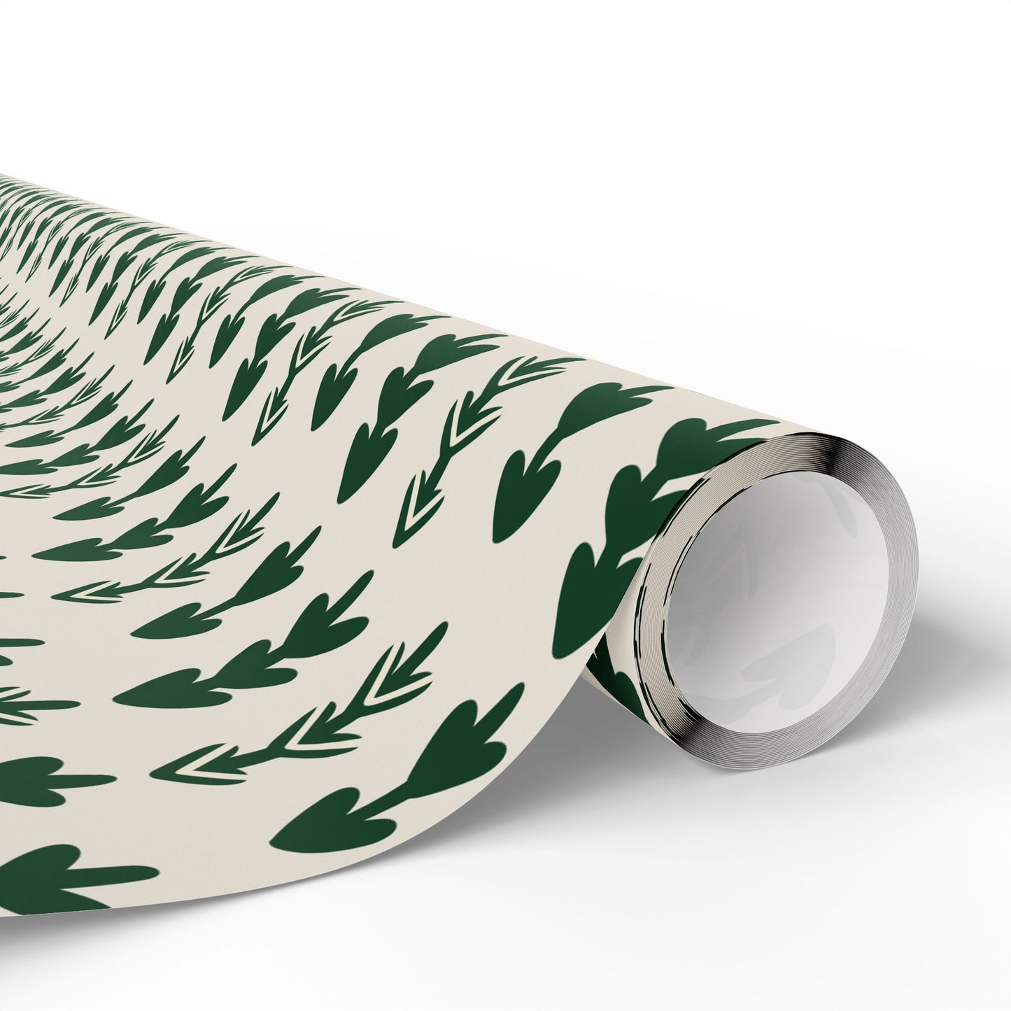 Green Pine Tree Wrapping Paper