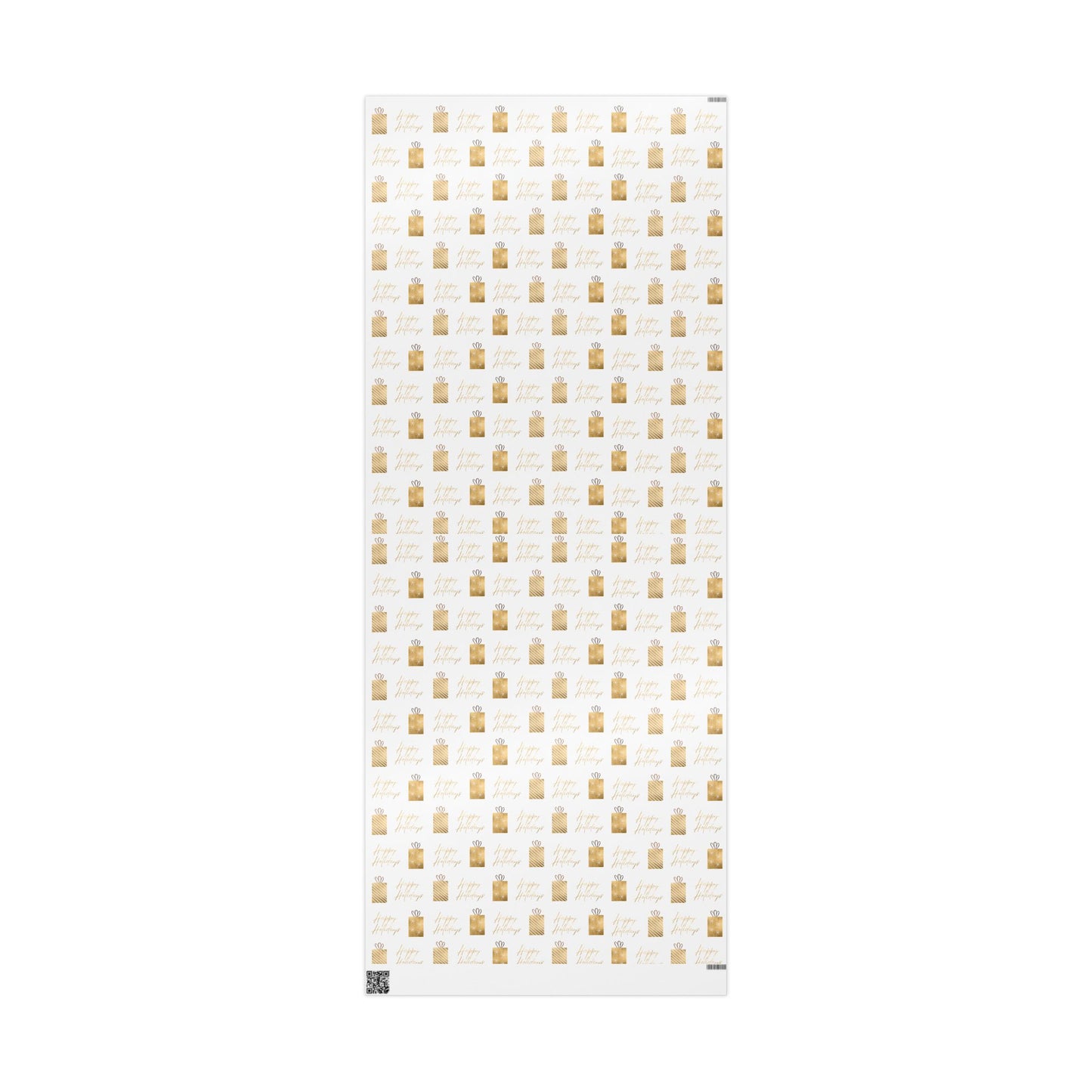 Gold and White Wrapping Paper