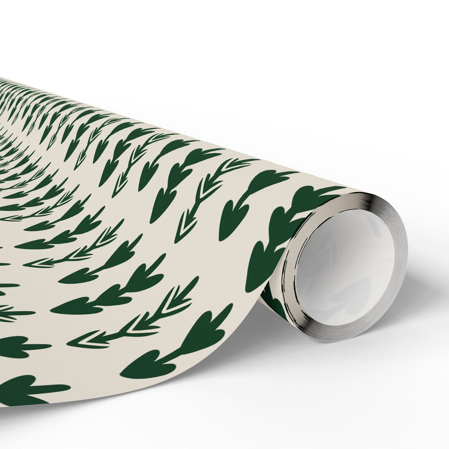 Green Pine Tree Wrapping Paper